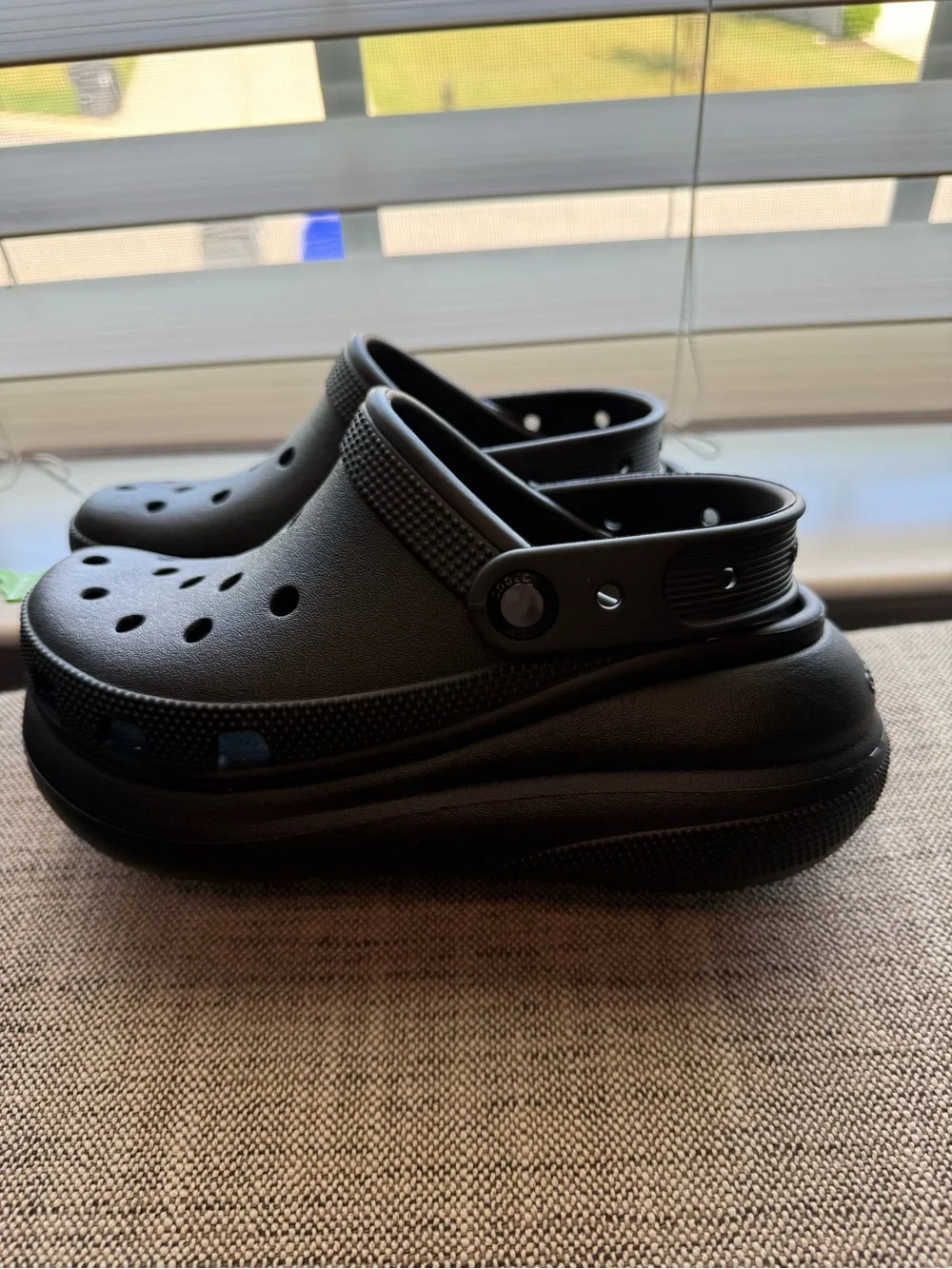 CROCS Kids Black Classic Clog Sandals